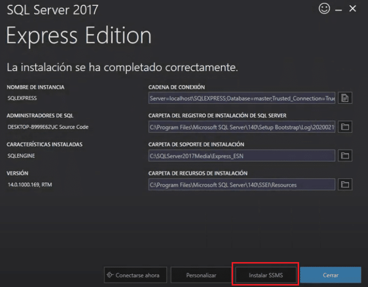 6 Instalación SQL Server 2020